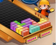 Warehouse bricks online tetris játék